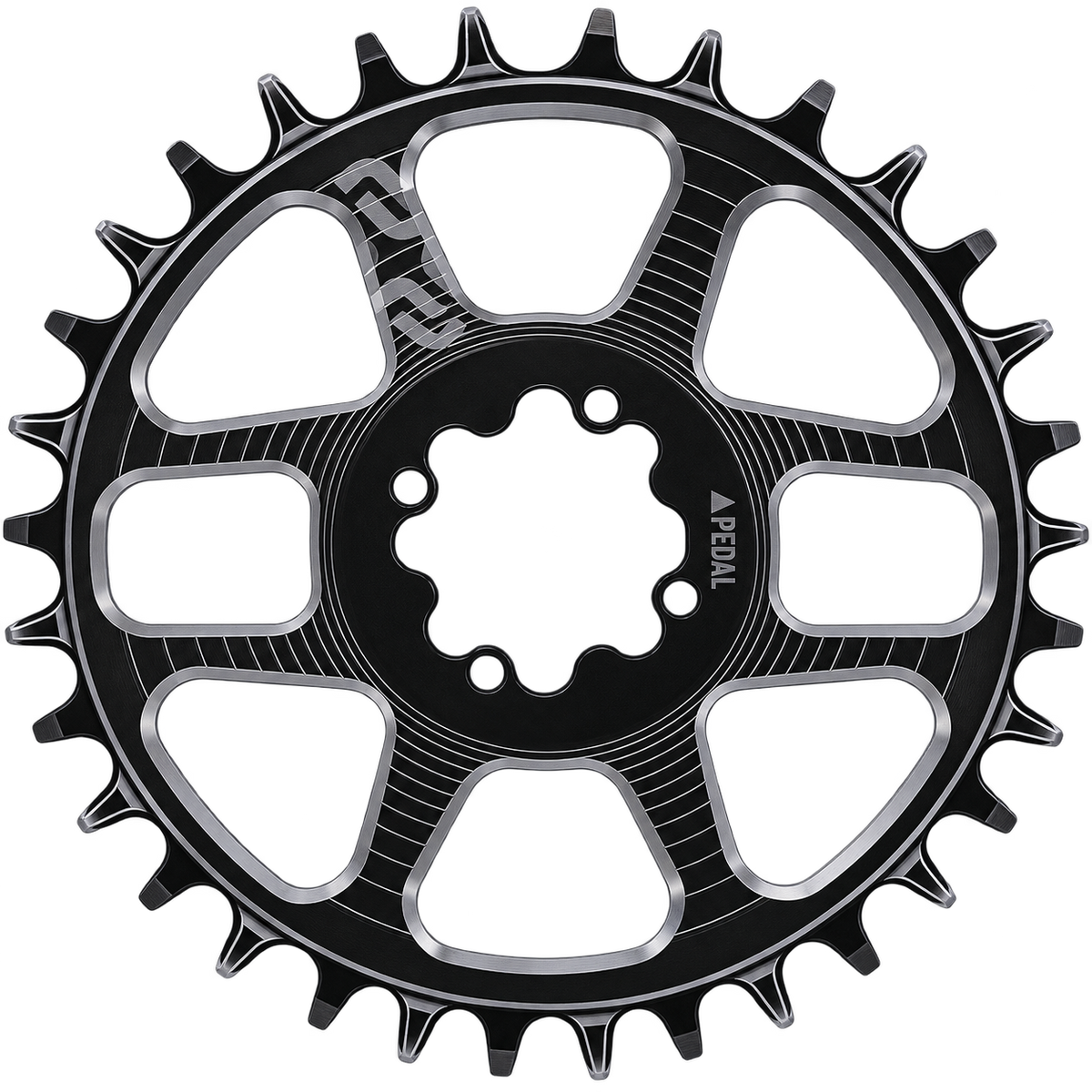 e*thirteen Helix Race 8-Bolt Chainring – 32T, 3mm Offset, Black