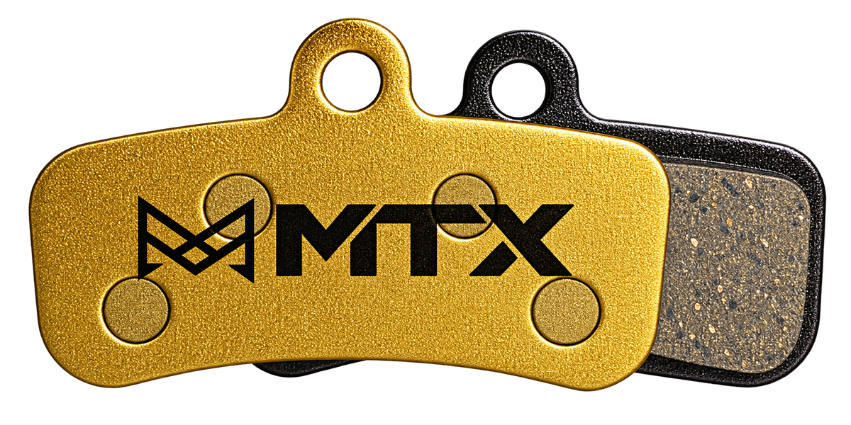 MTX Braking Shimano XT / XTR / SLX 4-Piston Disc Brake Pads – Gold & Red Label