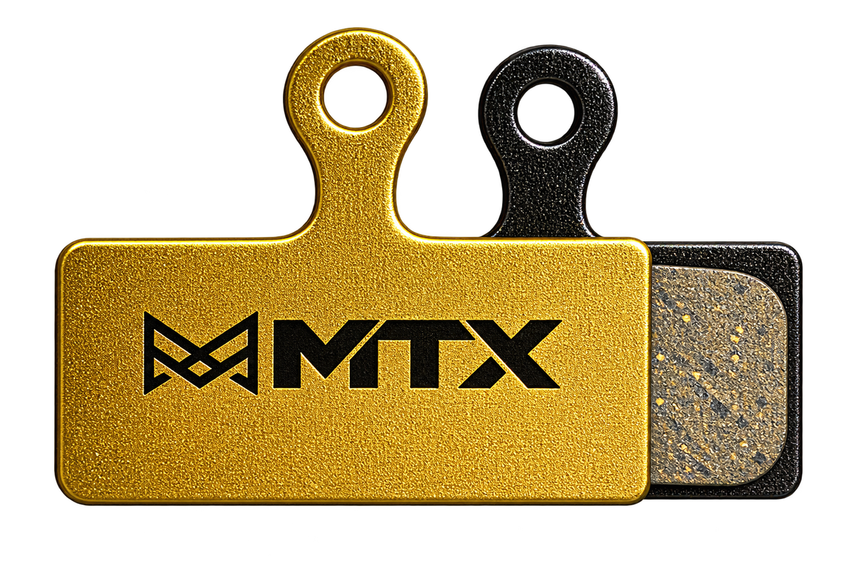 MTX Braking Shimano XT / XTR / SLX 2-Piston Disc Brake Pads – Gold & Red Label