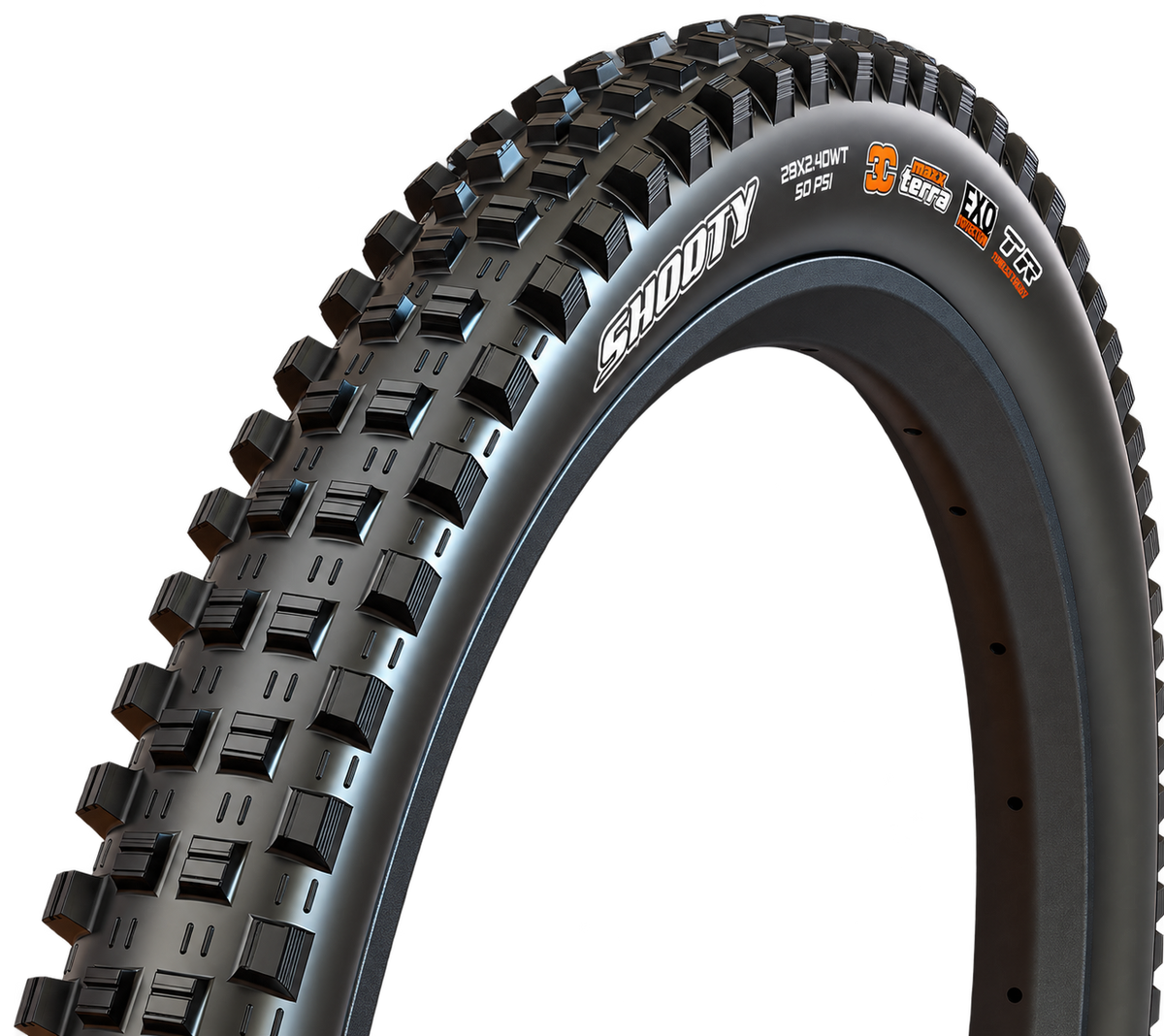 Maxxis Shorty 27.5" x 2.4" 3C MaxxTerra EXO 60 TPI MTB Tire
