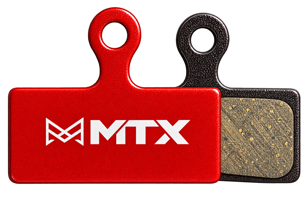 MTX Braking Shimano XT / XTR / SLX 2-Piston Disc Brake Pads – Gold & Red Label