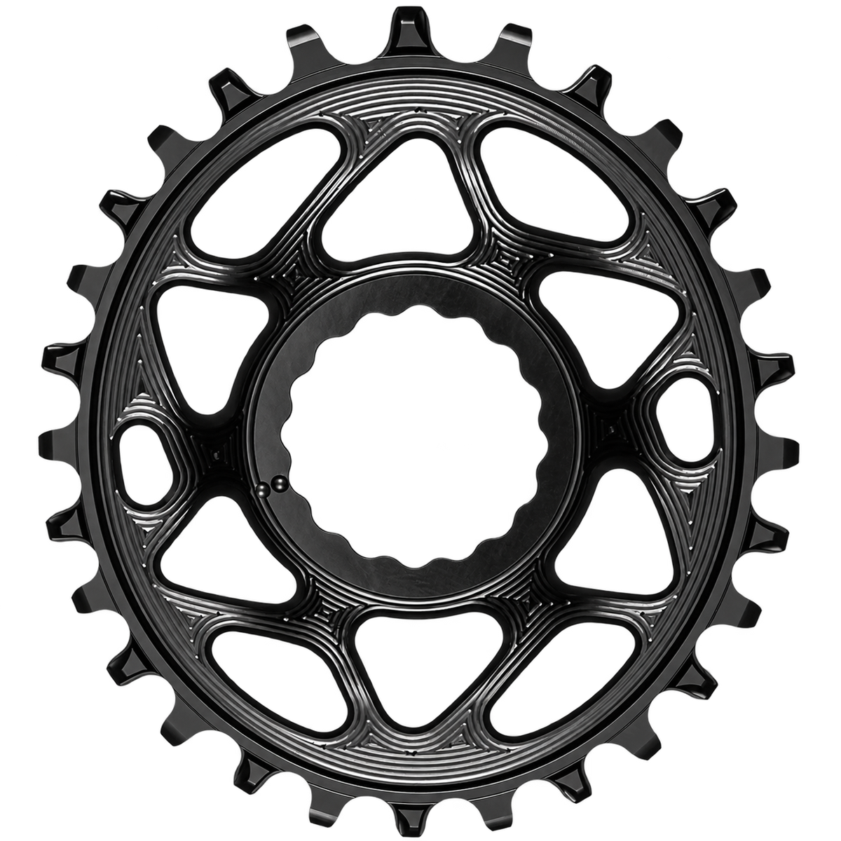 absoluteBLACK Oval Race Face CINCH Chainring – 34T, 3mm Boost, Black