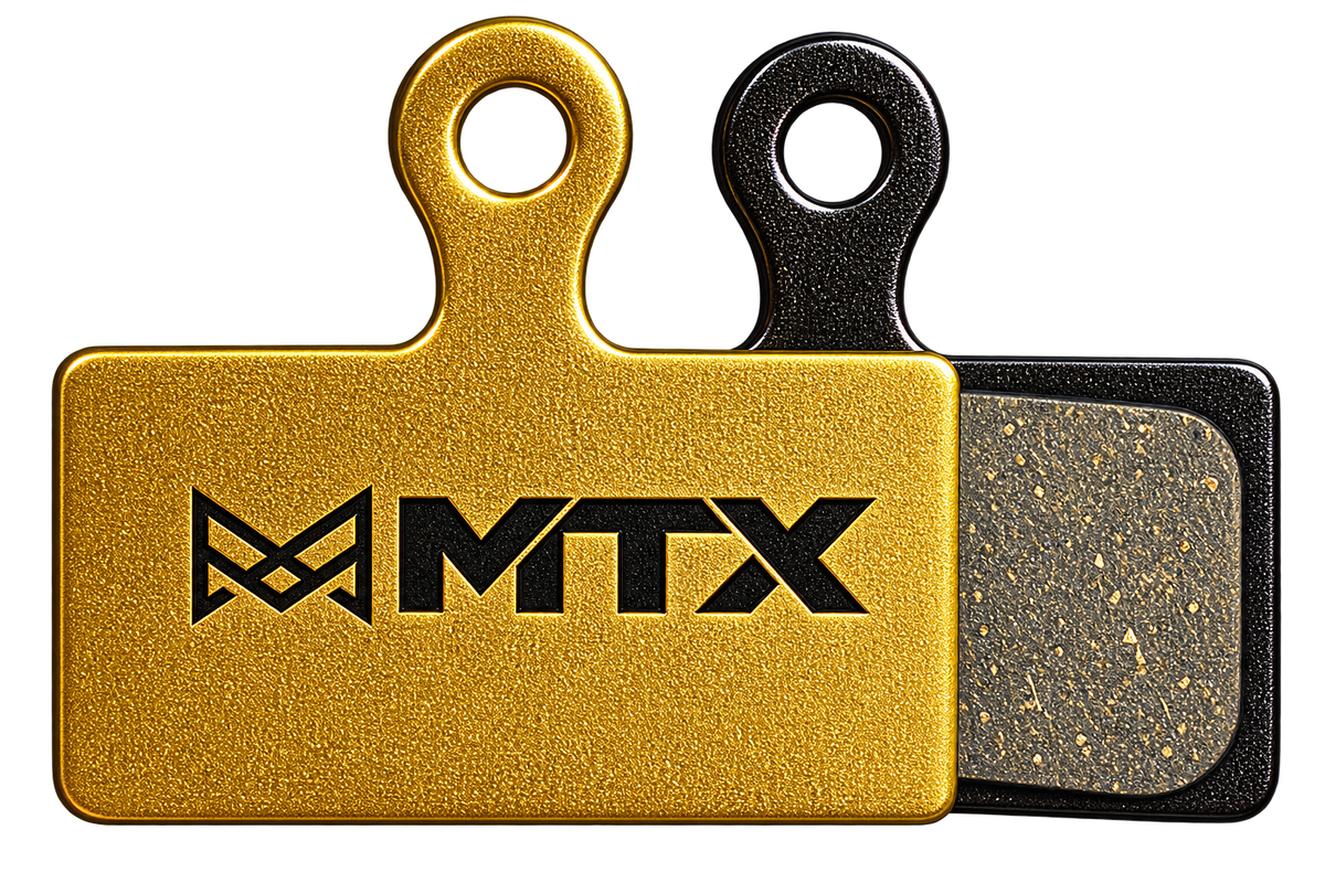MTX Braking Shimano Road / GRX / XTR M9100 Disc Brake Pads – Gold & Red Label