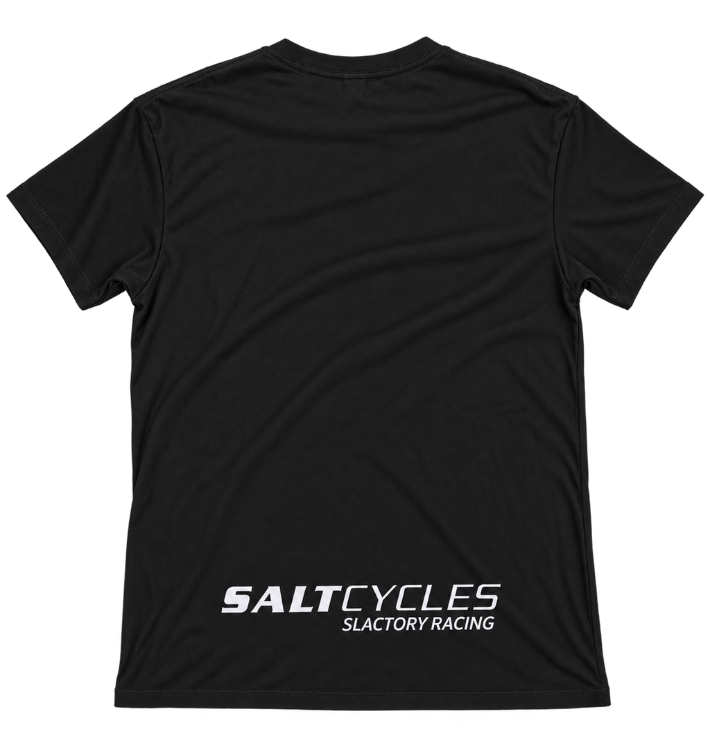 Salt Cycles Slactory Racing Shop Shirt