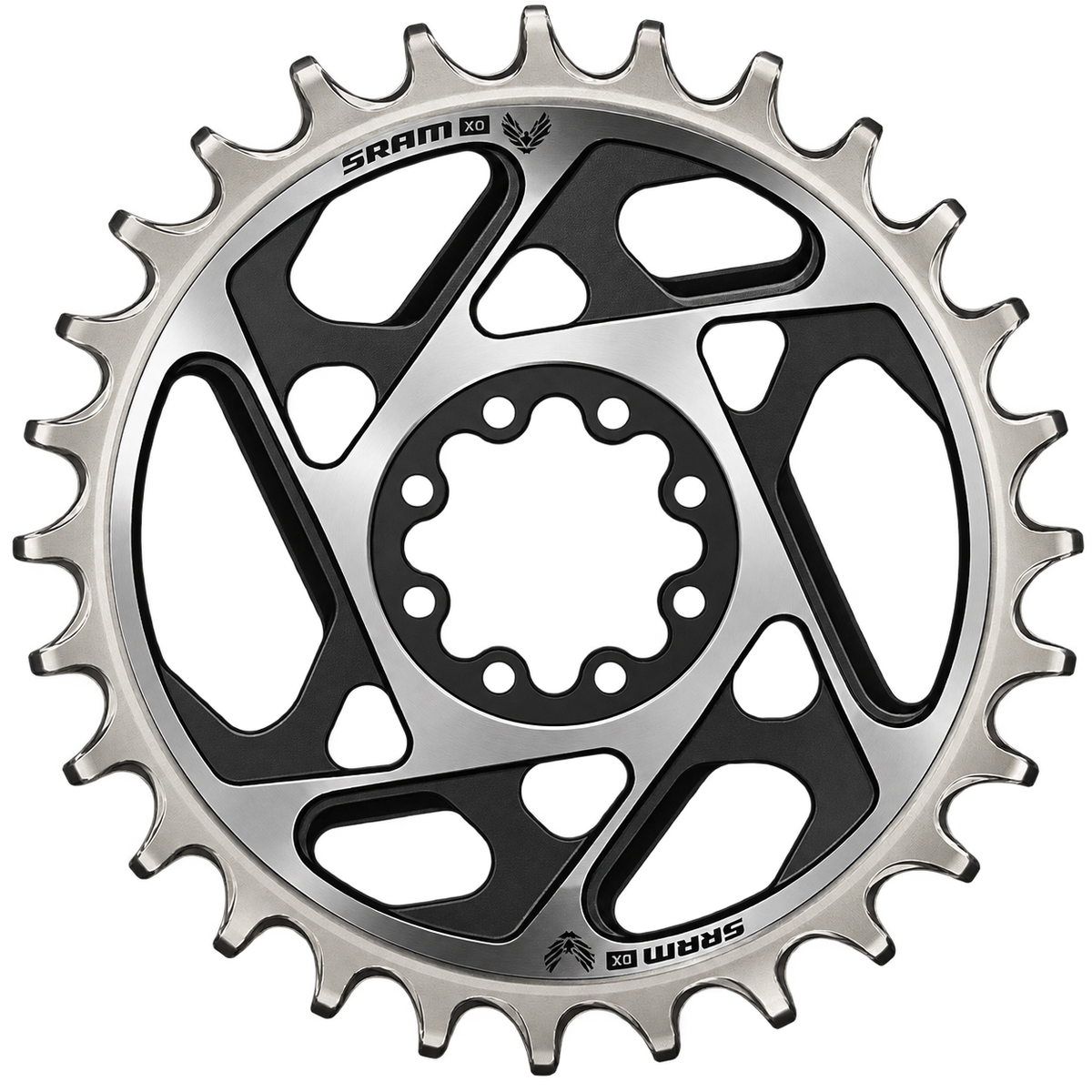SRAM XX SL Eagle Transmission T-Type Chainring – 32T, 3mm Offset, 8-Bolt