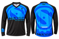 Volt Cycles Amp Salt Cycles Long Sleeve MTB Jersey – Black/Blue