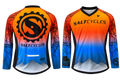 Volt Cycles Amp Salt Cycles Long Sleeve MTB Jersey – Orange/Blue